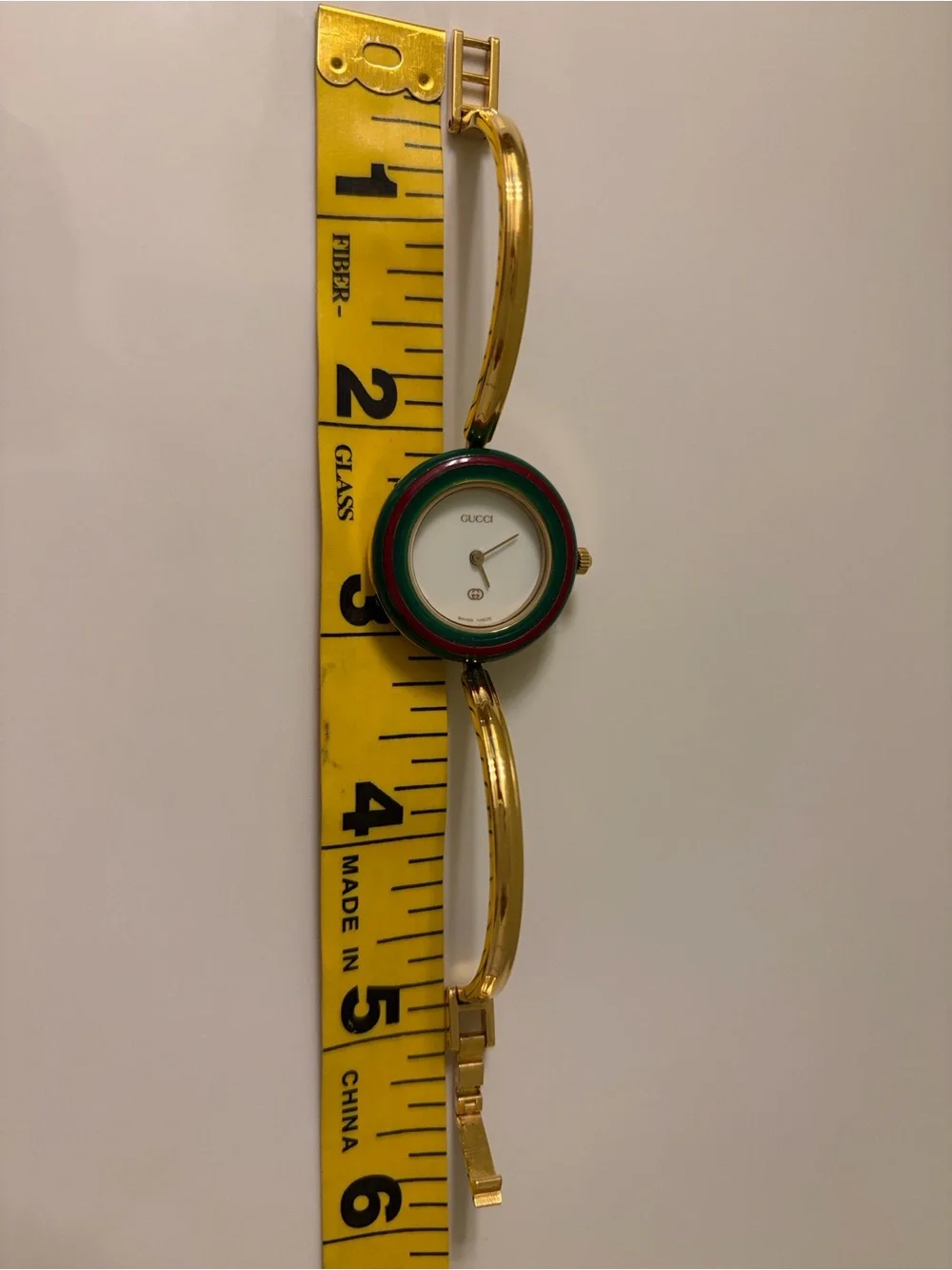 Mint~Prestige~Gucci Interchangeable Bezel Bracelet Bangle Watch with Box/Papers